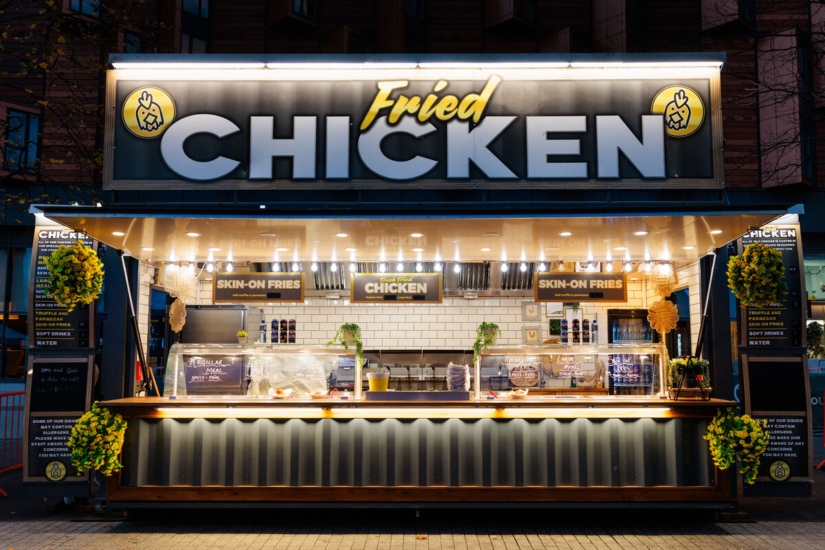 Fried chicken unit