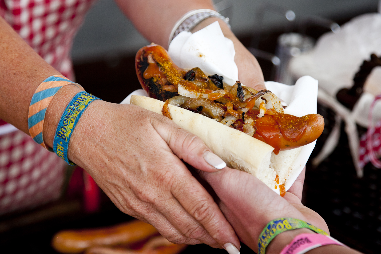 Traditional German sausage